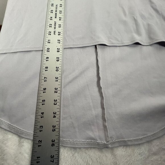 Bryn Walker Womens Light Gray Long Sleeve High-Low Tunic Top Medium Stretch - Picture 9 of 9